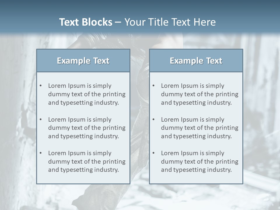 Building Ruinous Gymnastic PowerPoint Template