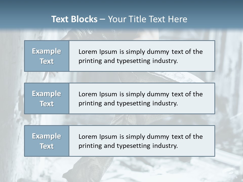 Building Ruinous Gymnastic PowerPoint Template