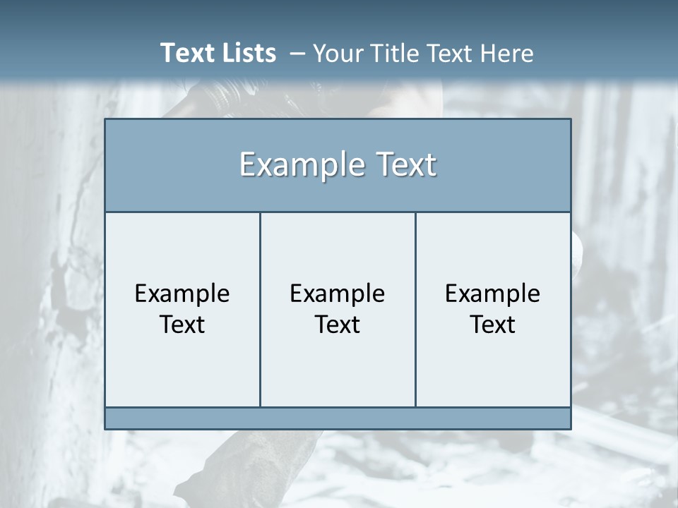 Building Ruinous Gymnastic PowerPoint Template