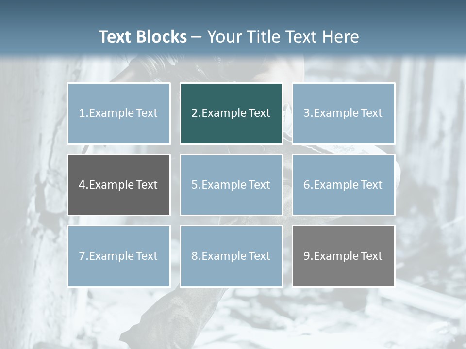 Building Ruinous Gymnastic PowerPoint Template