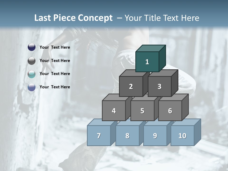 Building Ruinous Gymnastic PowerPoint Template