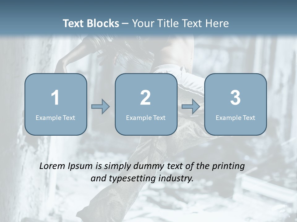 Building Ruinous Gymnastic PowerPoint Template