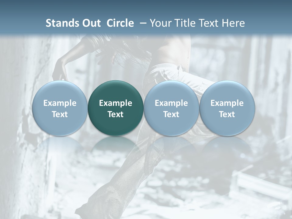 Building Ruinous Gymnastic PowerPoint Template