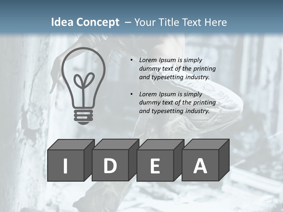 Building Ruinous Gymnastic PowerPoint Template