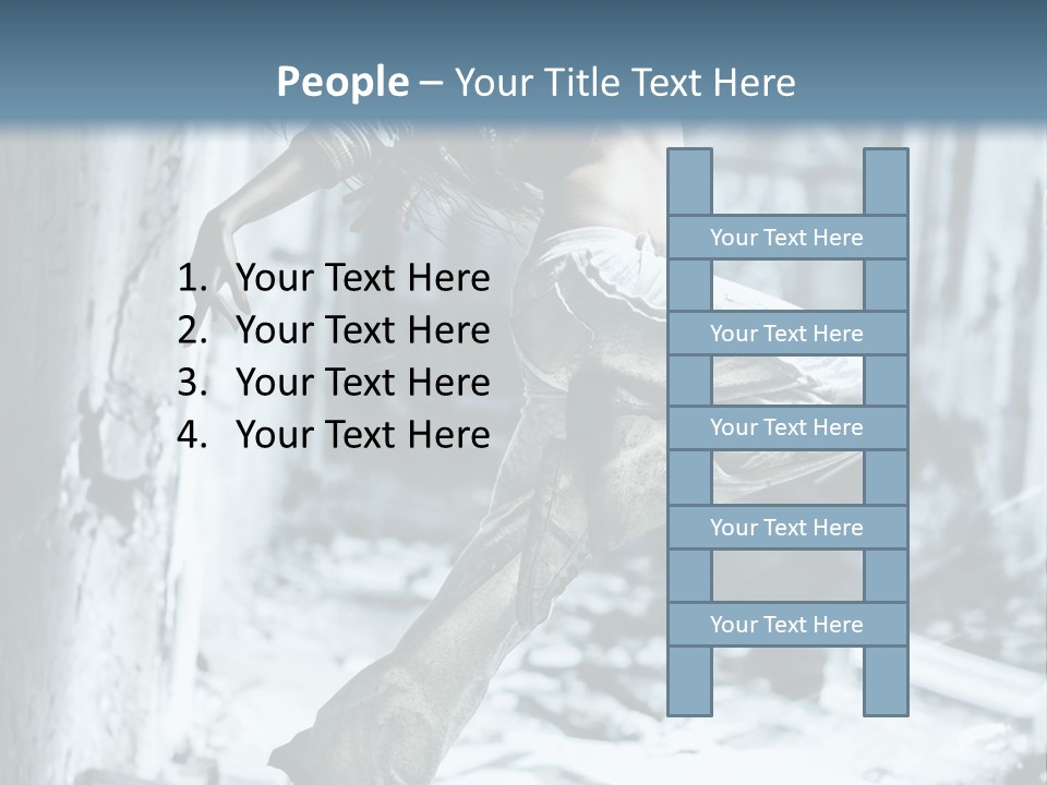 Building Ruinous Gymnastic PowerPoint Template