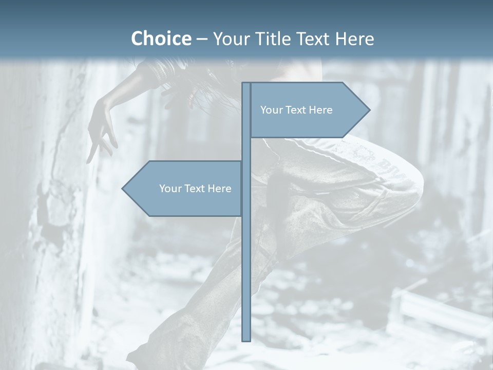 Building Ruinous Gymnastic PowerPoint Template