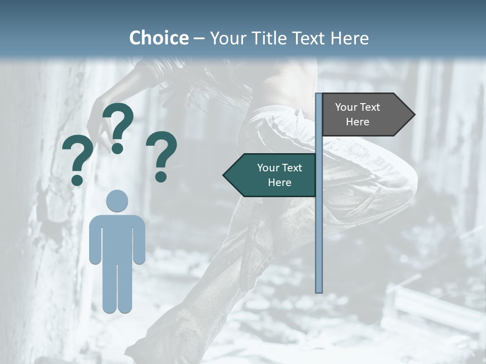 Building Ruinous Gymnastic PowerPoint Template