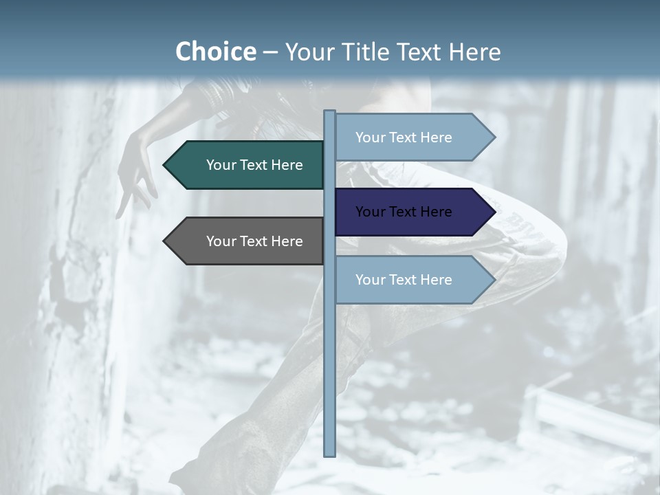 Building Ruinous Gymnastic PowerPoint Template