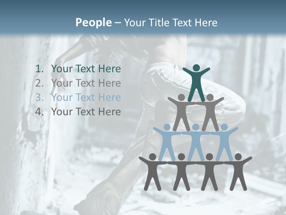 Building Ruinous Gymnastic PowerPoint Template