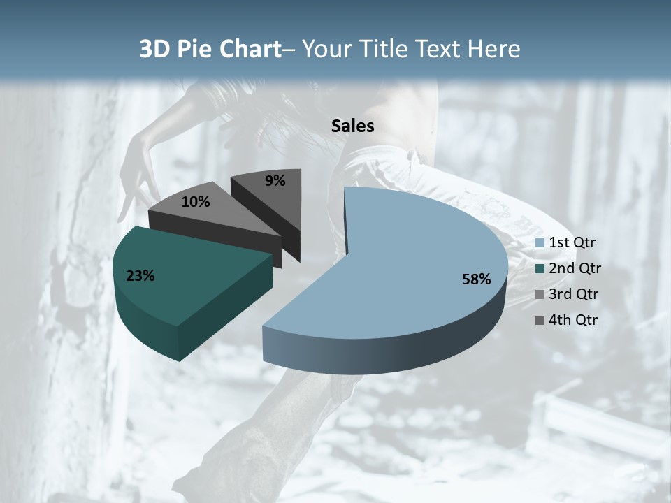Building Ruinous Gymnastic PowerPoint Template