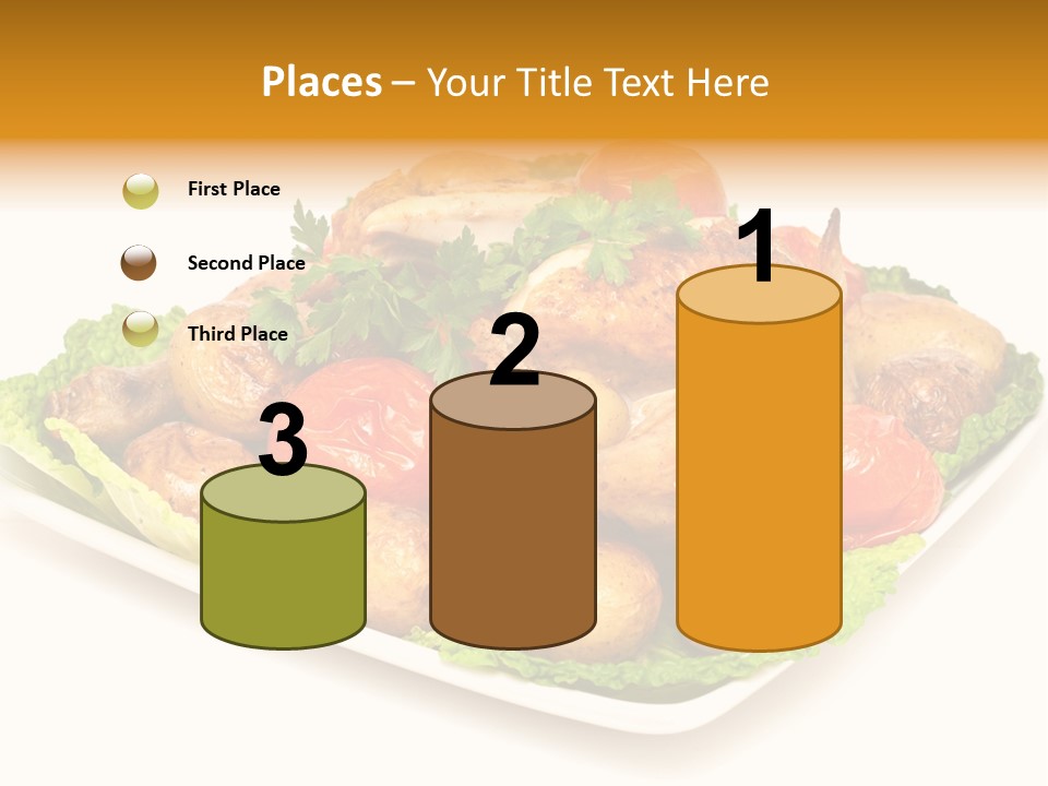 Food Parsley Chicken PowerPoint Template