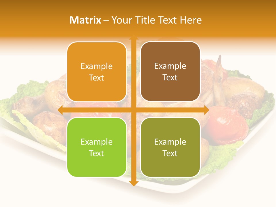 Food Parsley Chicken PowerPoint Template