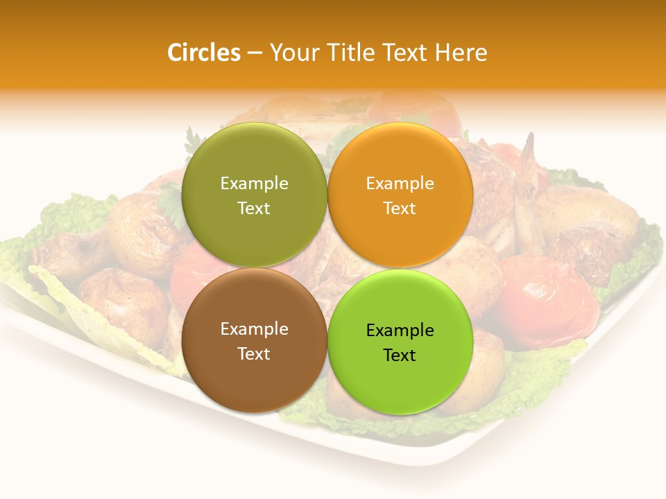 Food Parsley Chicken PowerPoint Template