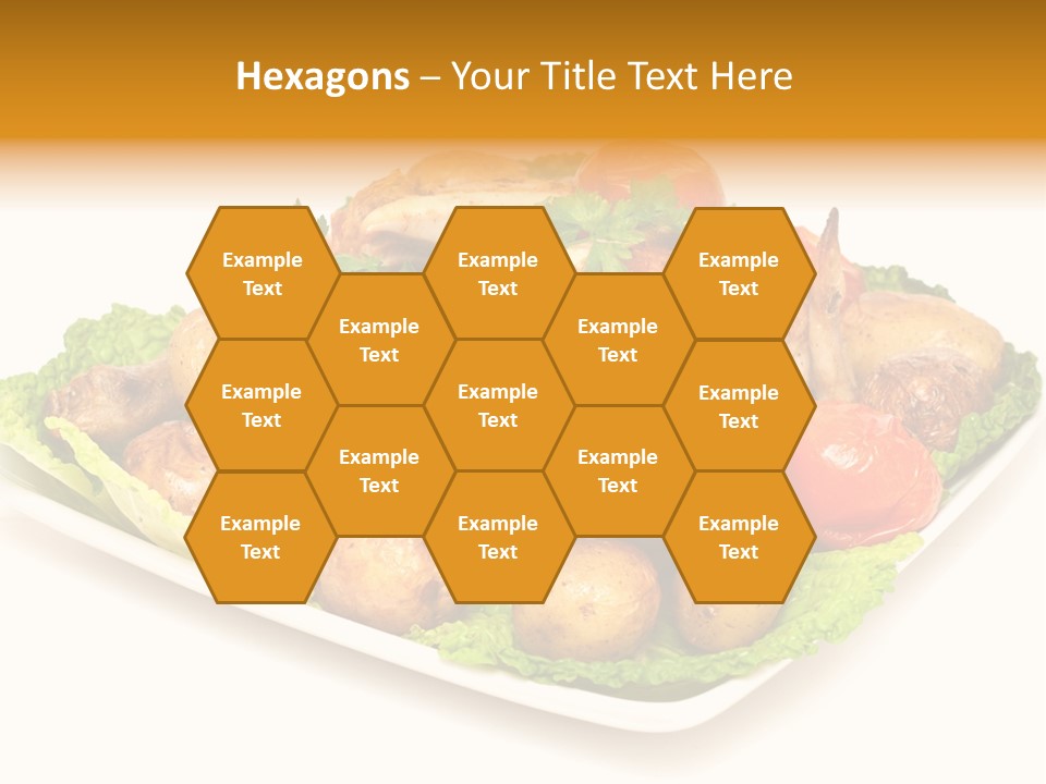 Food Parsley Chicken PowerPoint Template