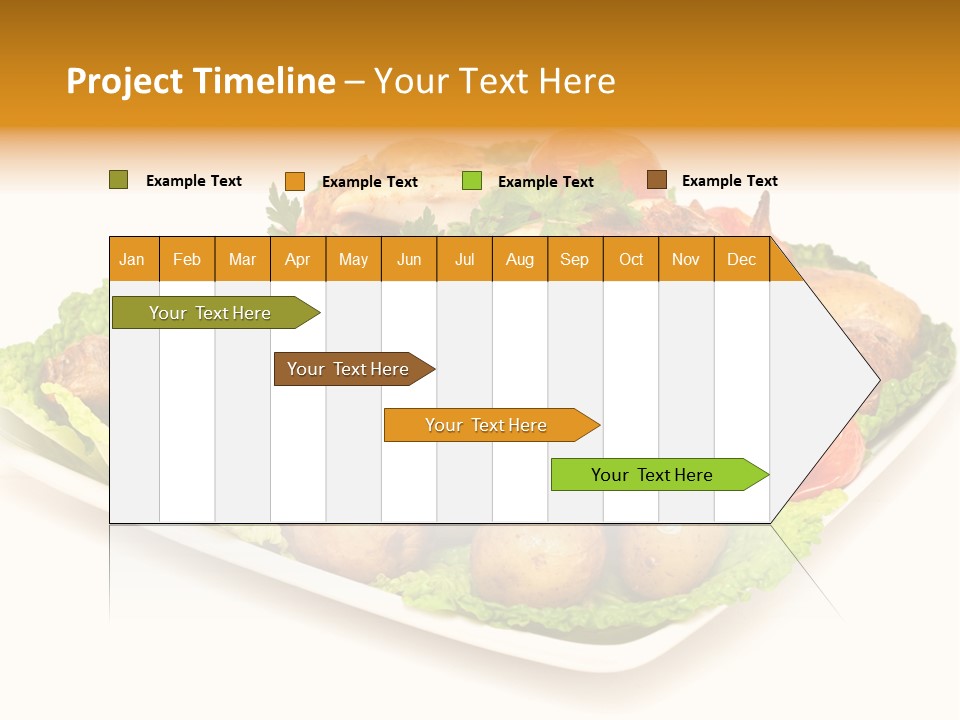 Food Parsley Chicken PowerPoint Template