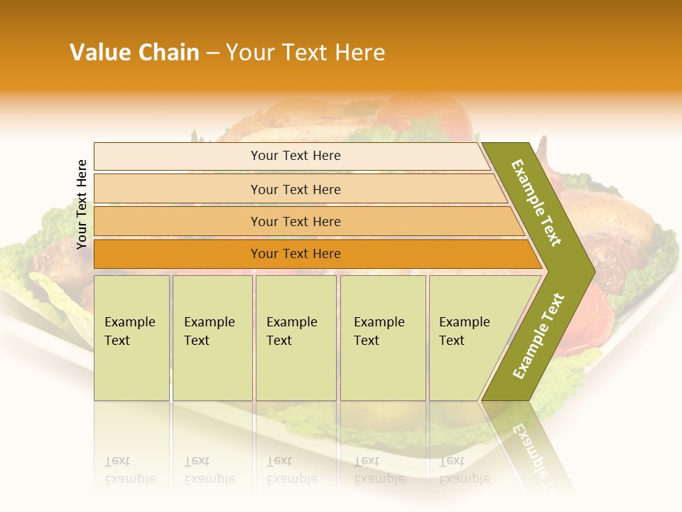 Food Parsley Chicken PowerPoint Template