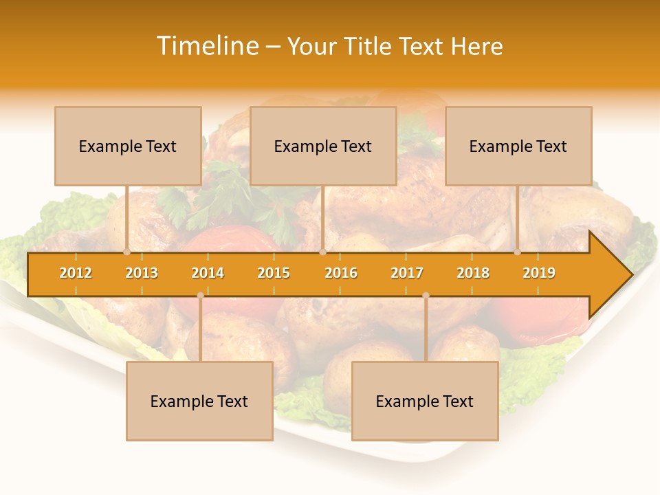 Food Parsley Chicken PowerPoint Template