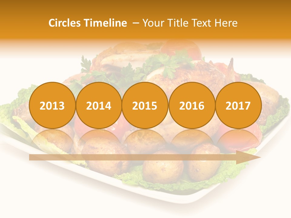 Food Parsley Chicken PowerPoint Template