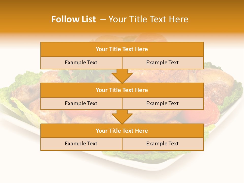 Food Parsley Chicken PowerPoint Template