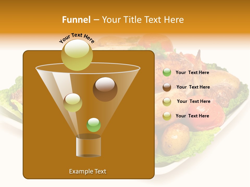 Food Parsley Chicken PowerPoint Template