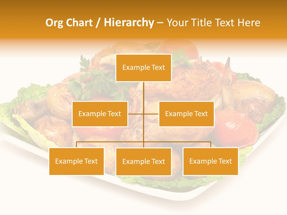 Food Parsley Chicken PowerPoint Template