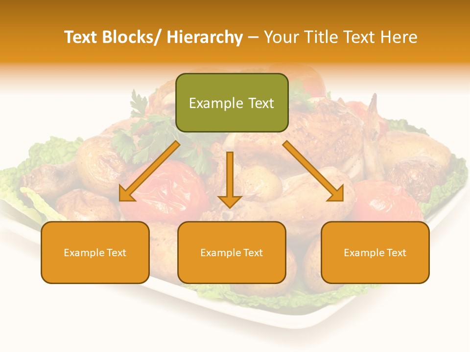 Food Parsley Chicken PowerPoint Template