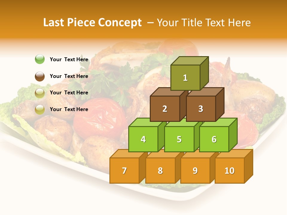 Food Parsley Chicken PowerPoint Template