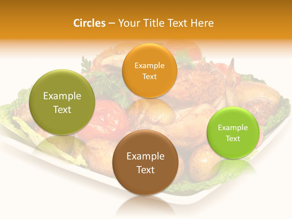 Food Parsley Chicken PowerPoint Template