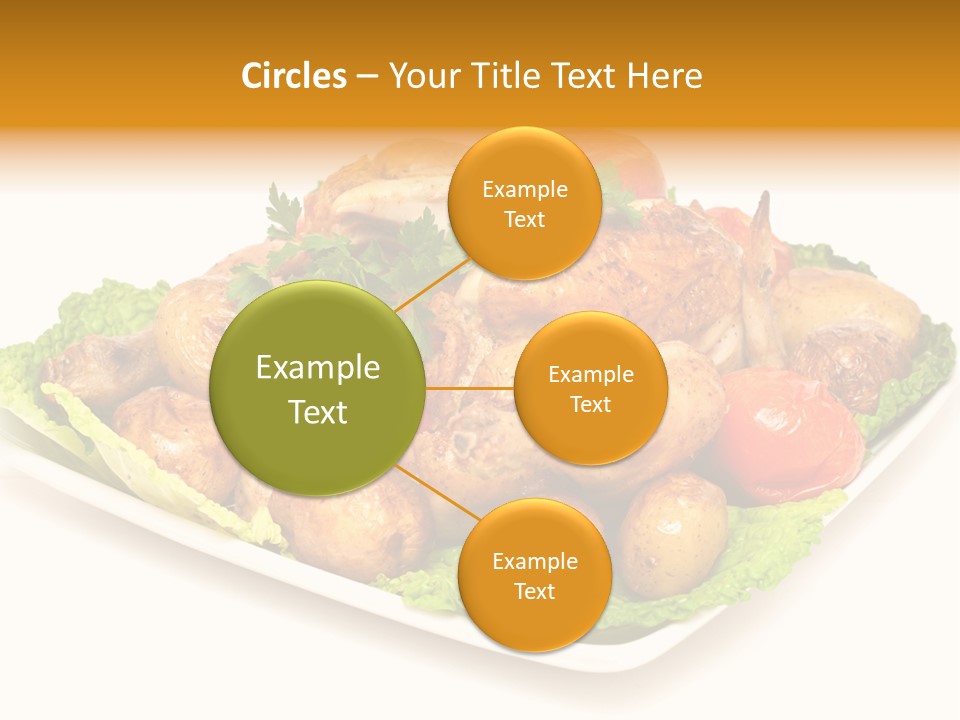 Food Parsley Chicken PowerPoint Template