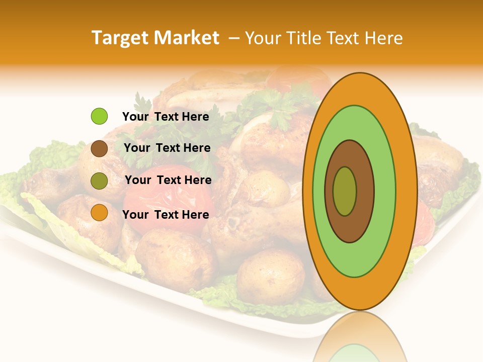 Food Parsley Chicken PowerPoint Template