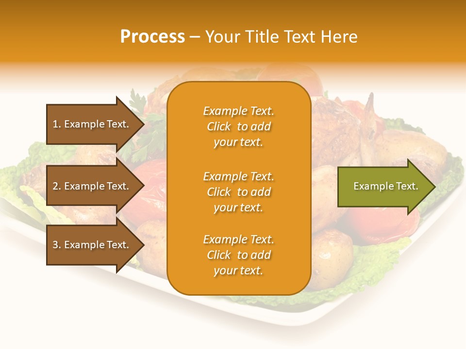 Food Parsley Chicken PowerPoint Template