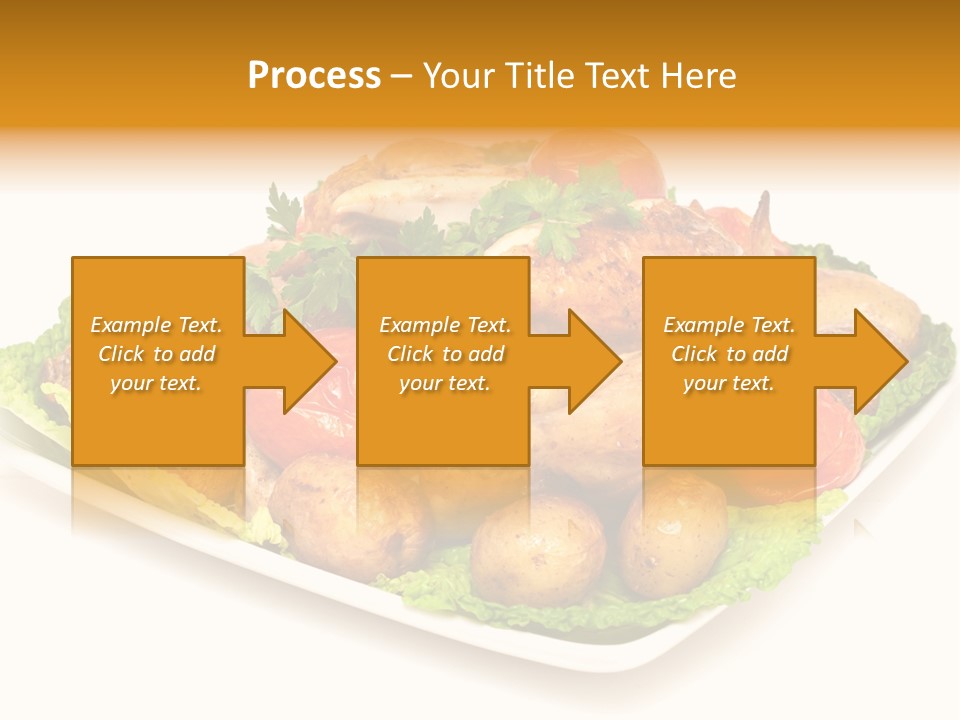 Food Parsley Chicken PowerPoint Template