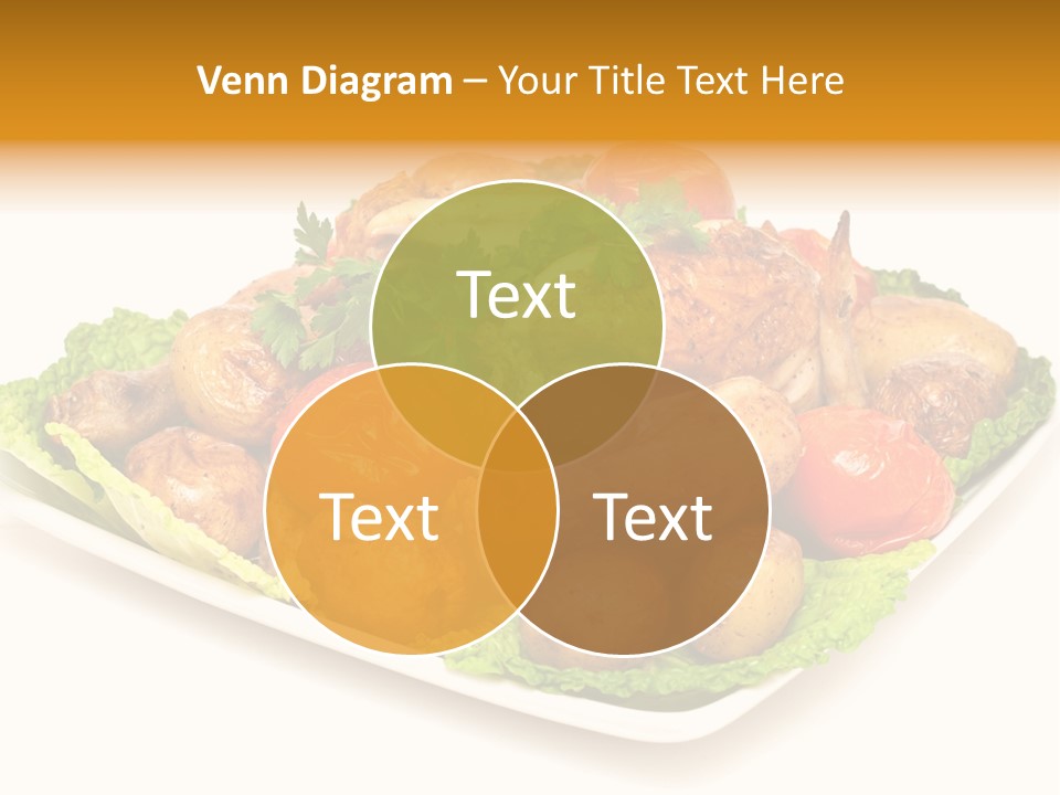 Food Parsley Chicken PowerPoint Template