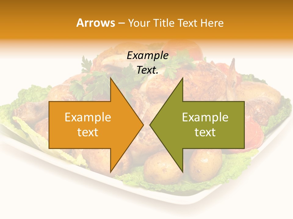 Food Parsley Chicken PowerPoint Template