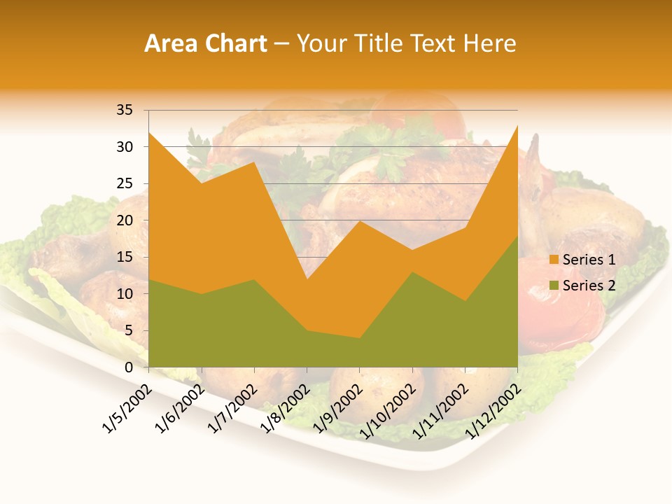 Food Parsley Chicken PowerPoint Template