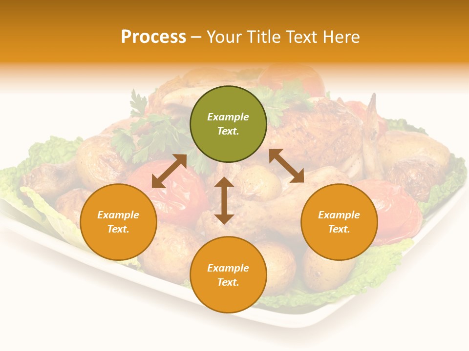 Food Parsley Chicken PowerPoint Template
