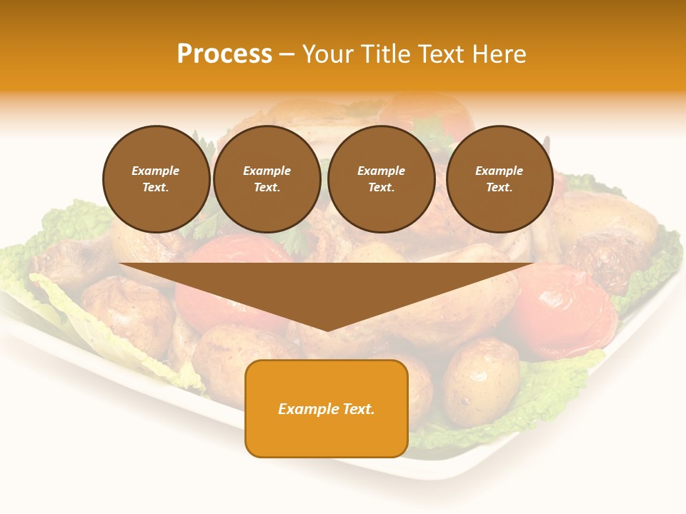 Food Parsley Chicken PowerPoint Template