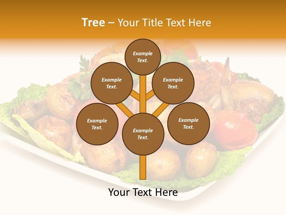 Food Parsley Chicken PowerPoint Template