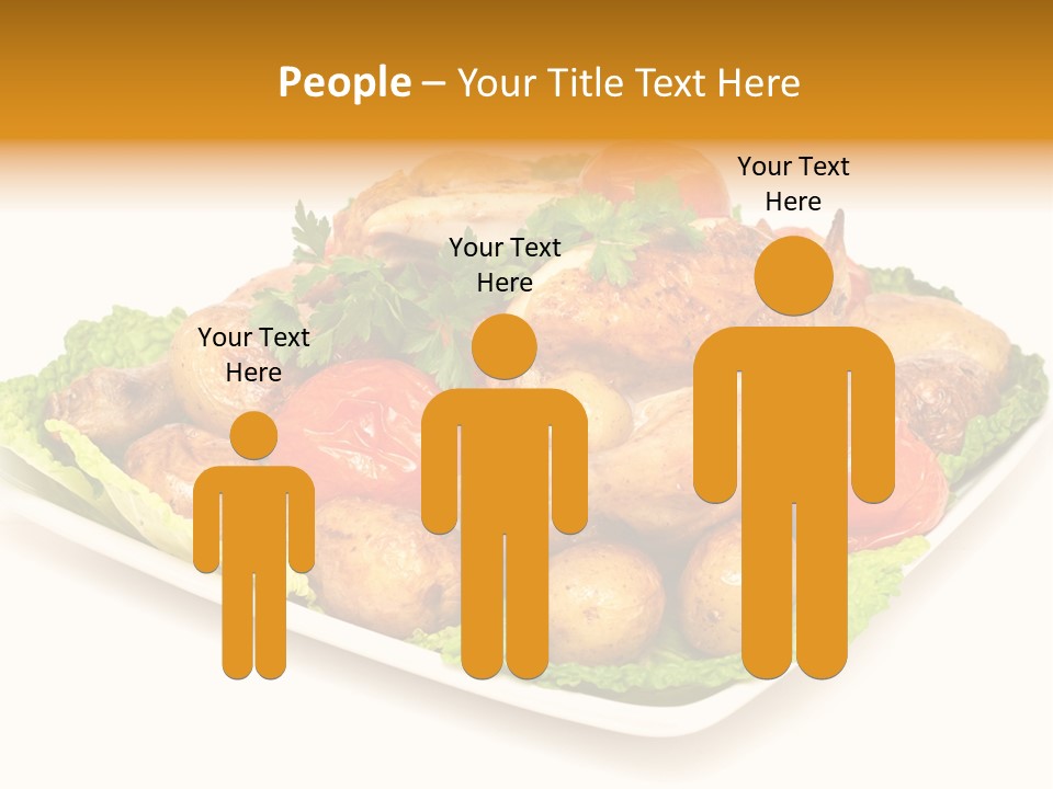 Food Parsley Chicken PowerPoint Template