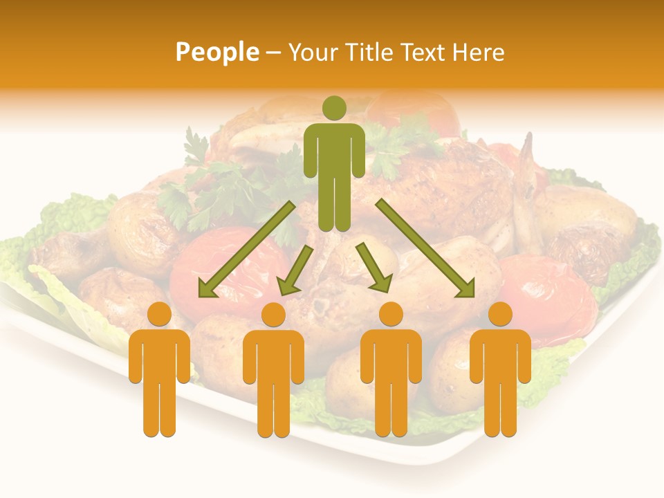 Food Parsley Chicken PowerPoint Template