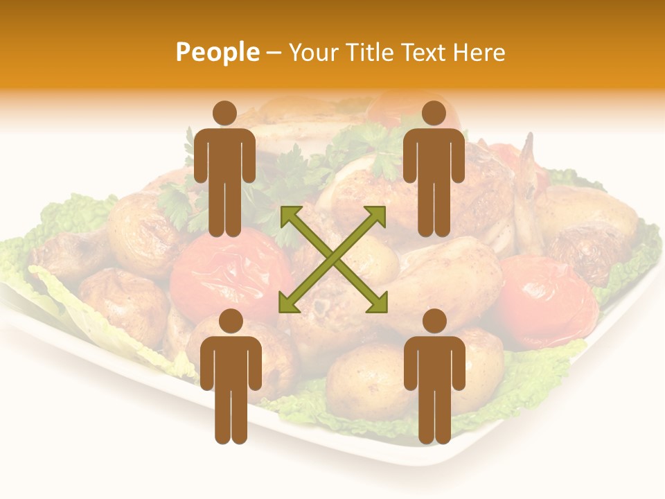 Food Parsley Chicken PowerPoint Template
