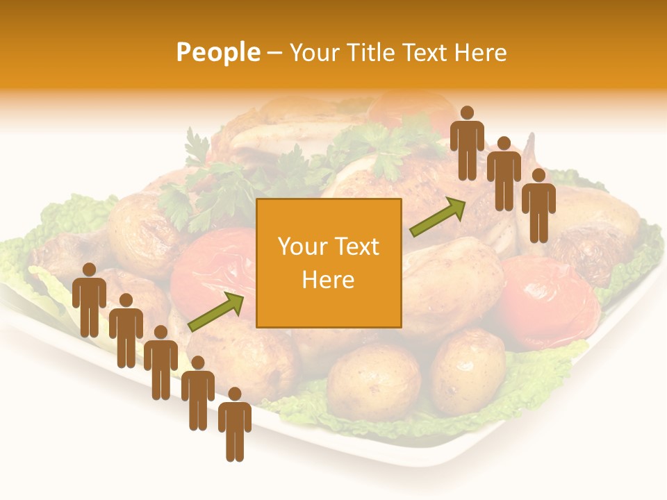 Food Parsley Chicken PowerPoint Template