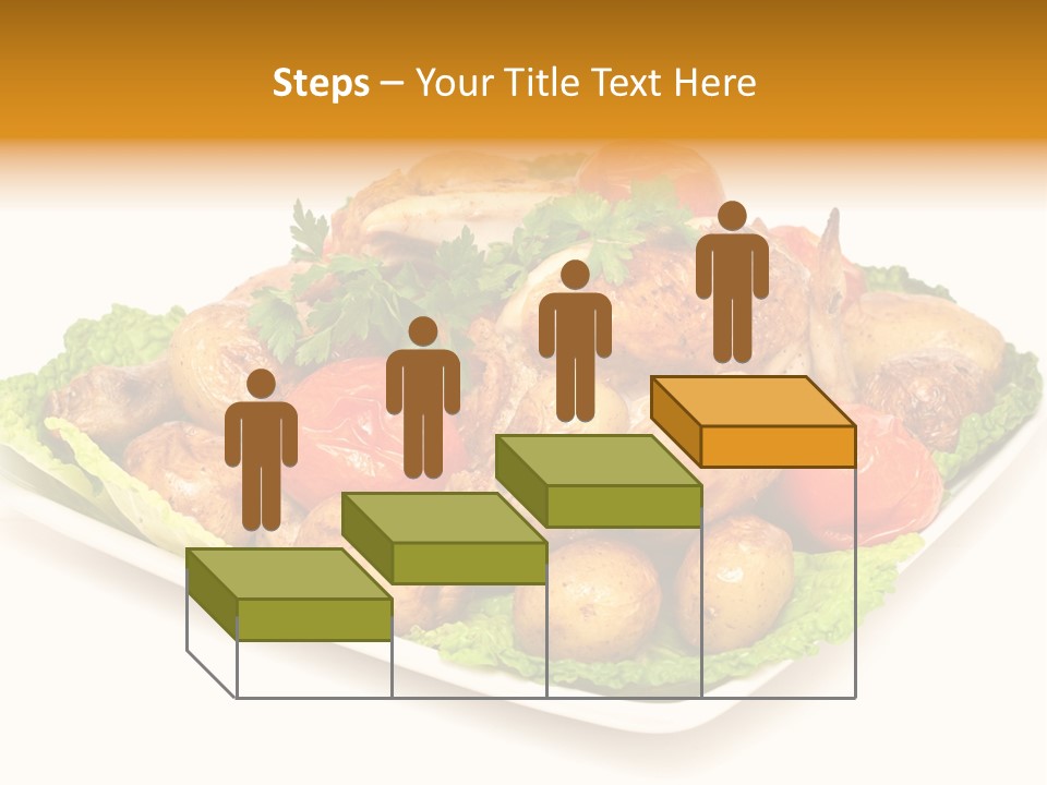 Food Parsley Chicken PowerPoint Template