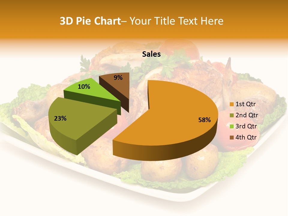Food Parsley Chicken PowerPoint Template