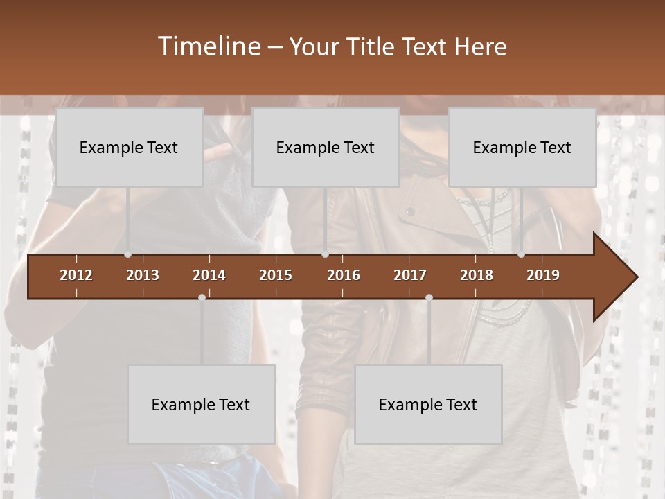 Headphone Young Portrait PowerPoint Template