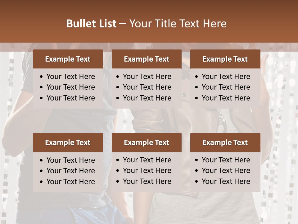 Headphone Young Portrait PowerPoint Template