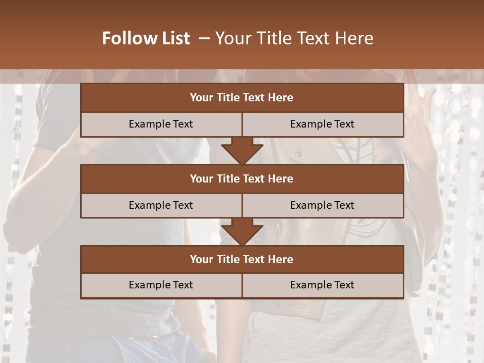 Headphone Young Portrait PowerPoint Template