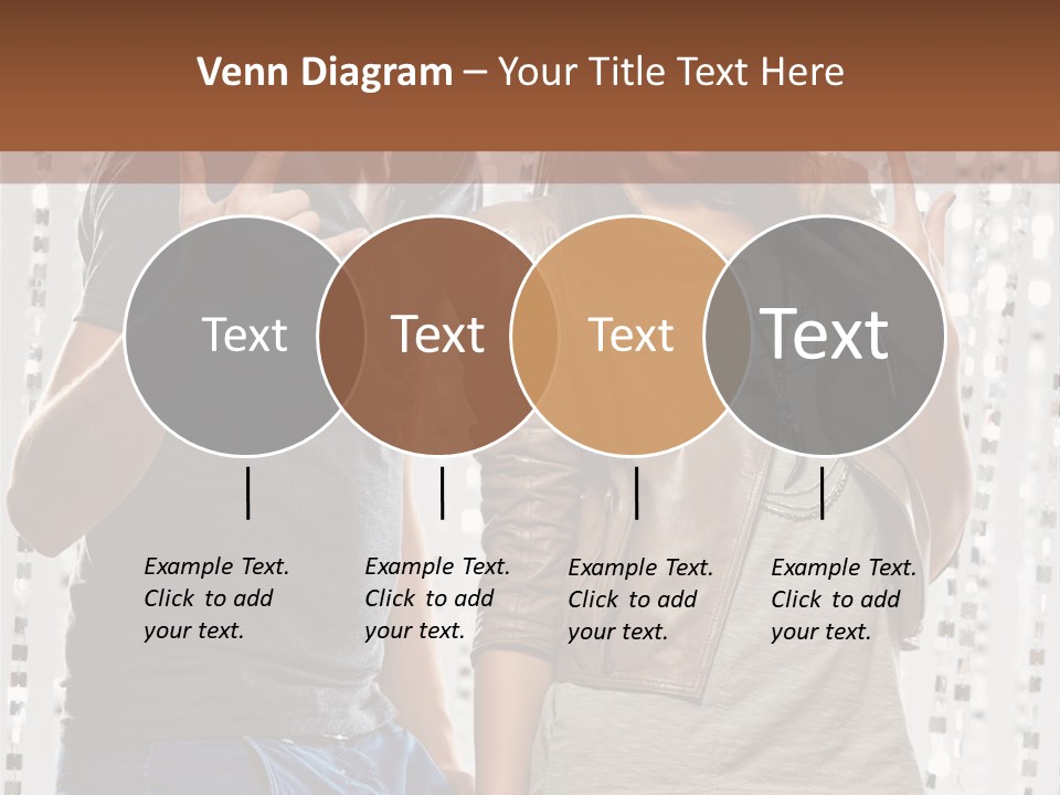 Headphone Young Portrait PowerPoint Template