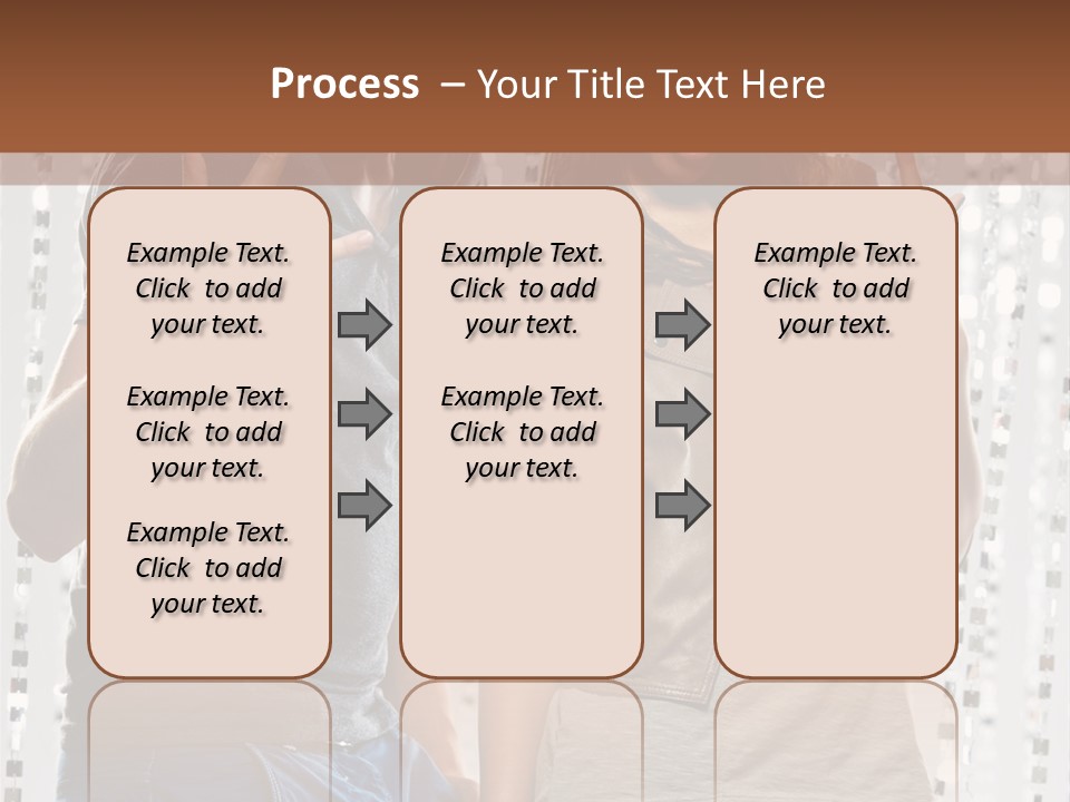 Headphone Young Portrait PowerPoint Template