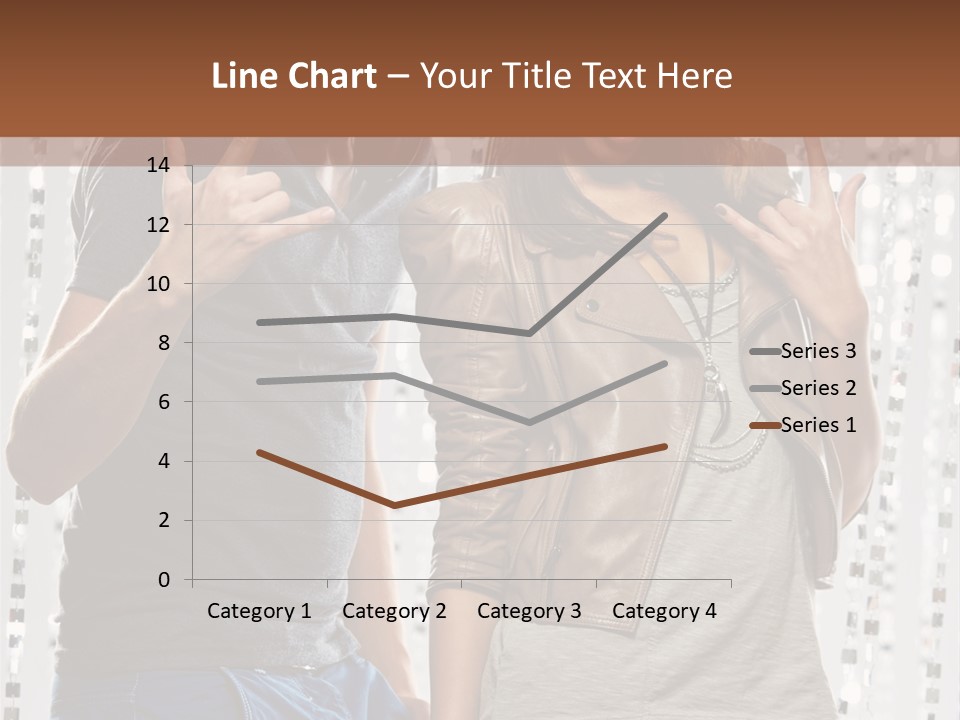Headphone Young Portrait PowerPoint Template